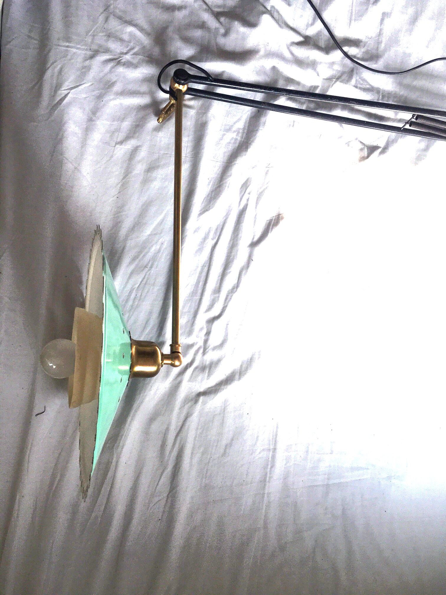 Italian wall lamp, 50s
