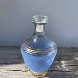 Flacon en verre sablé Art déco