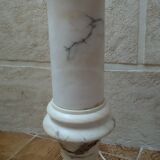 Alabaster column lamp