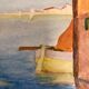 Aquarelle marine vintage