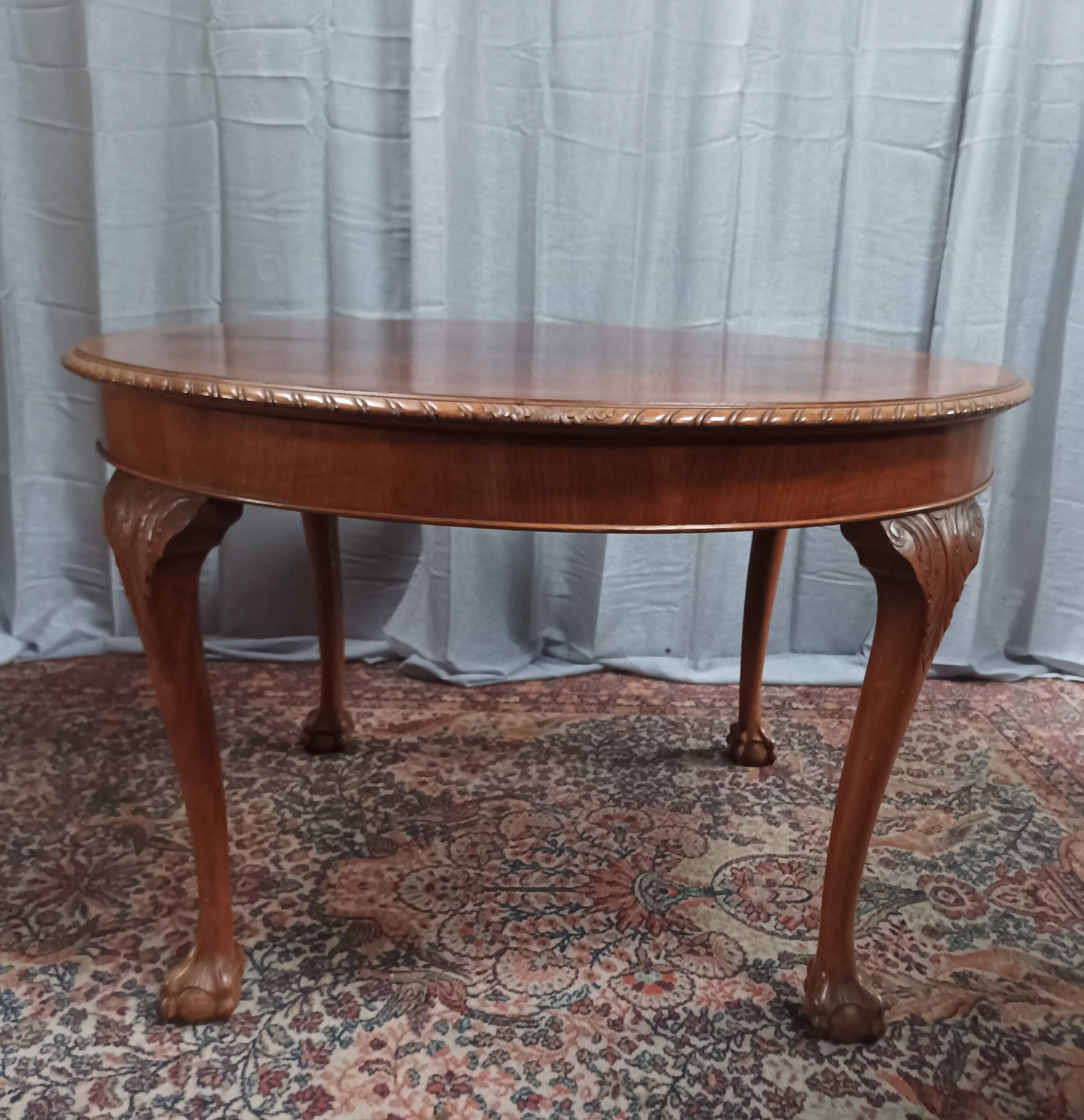 Mahogany Chippendale table Maison Jellinek Paris