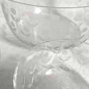 Salad bowl and 5 cut crystal cups from the 1950s.