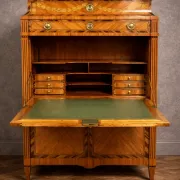 Secretary from the Louis XVI era in precious wood marquetry.