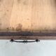 19th century walnut drapery table 2m1