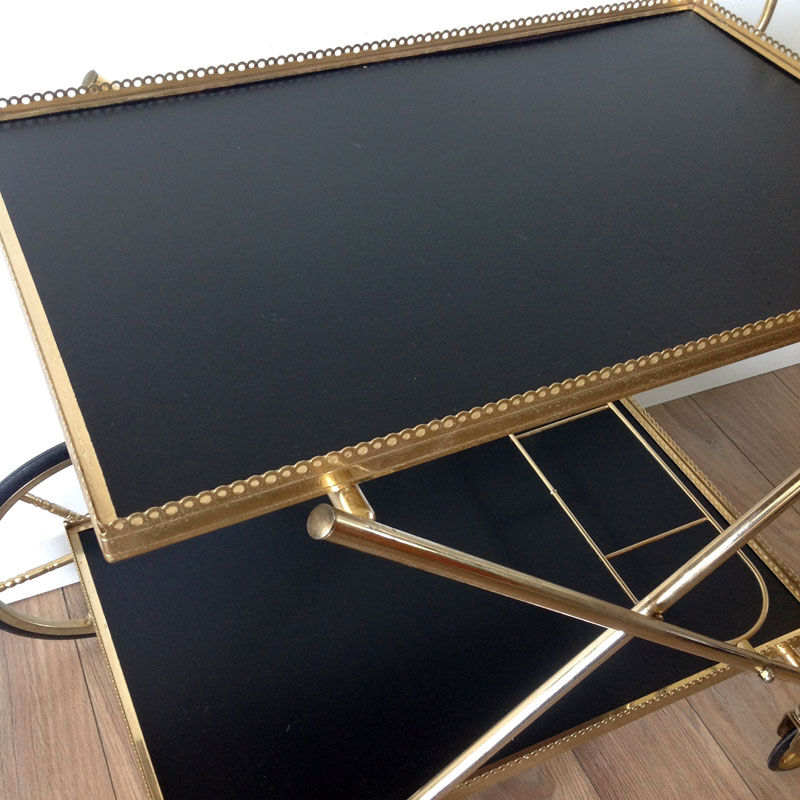 Black and gold dessert