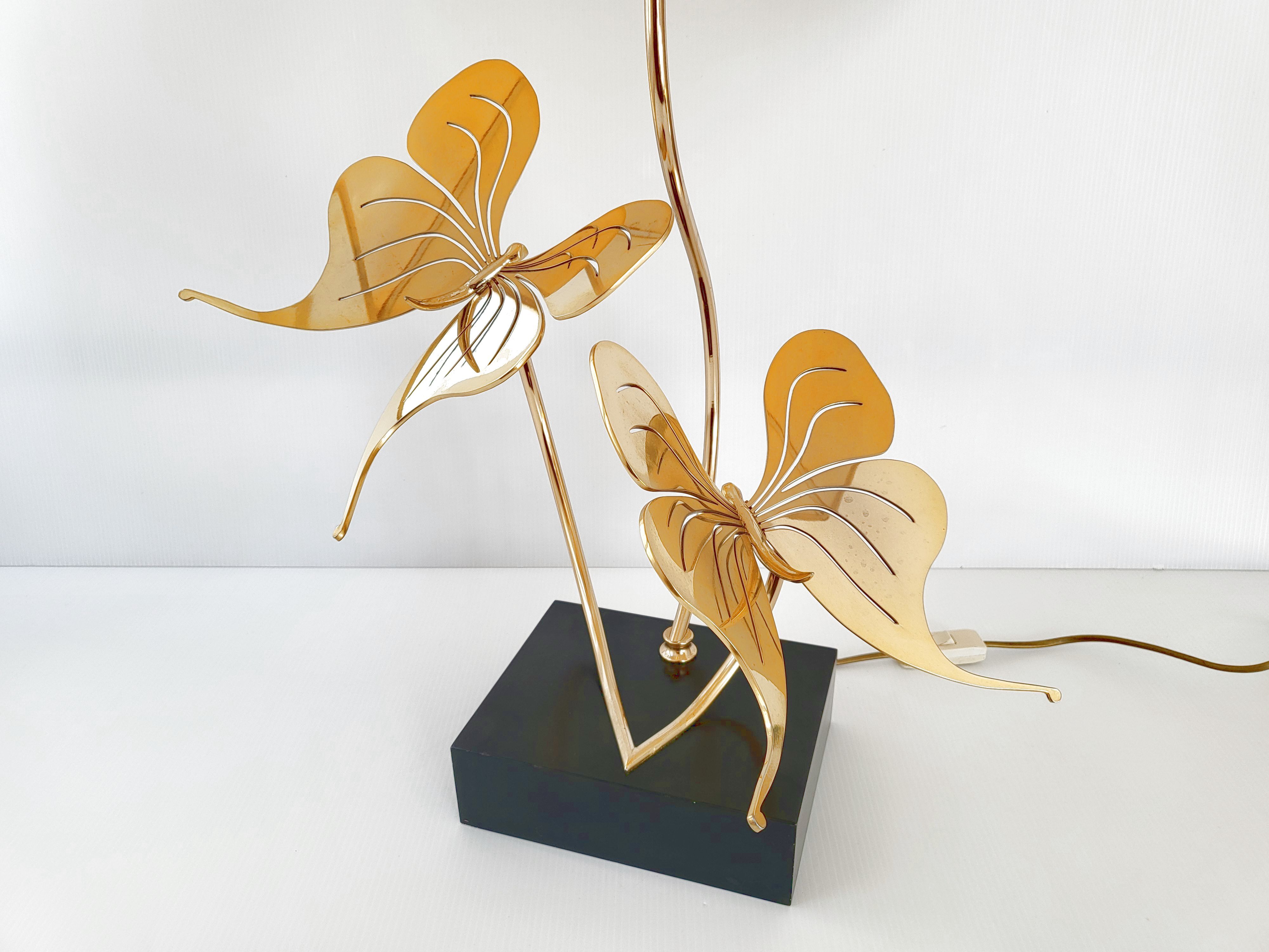 Vintage butterfly lamp 1970