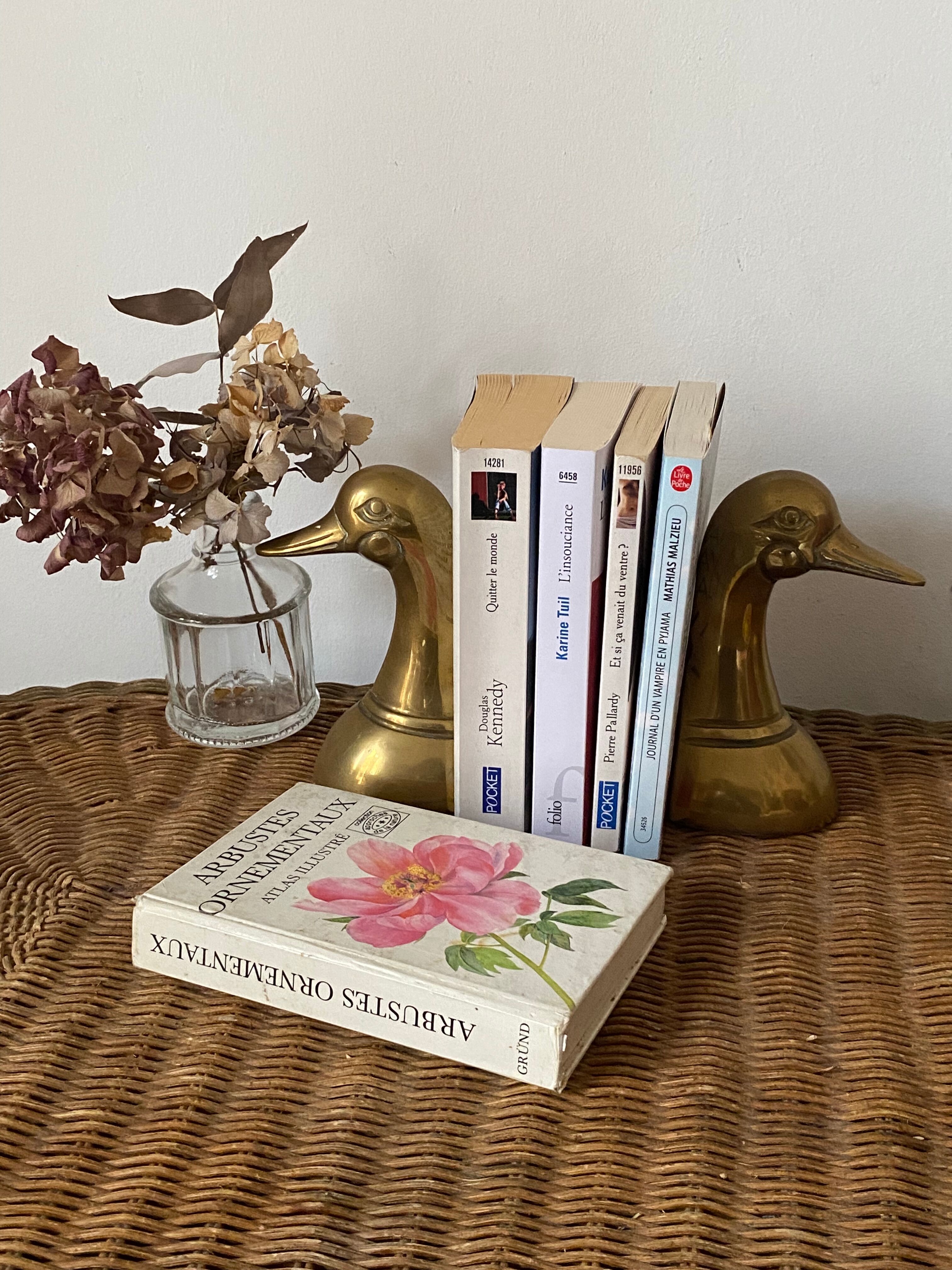 Brass duck head book greenhouse 60s.