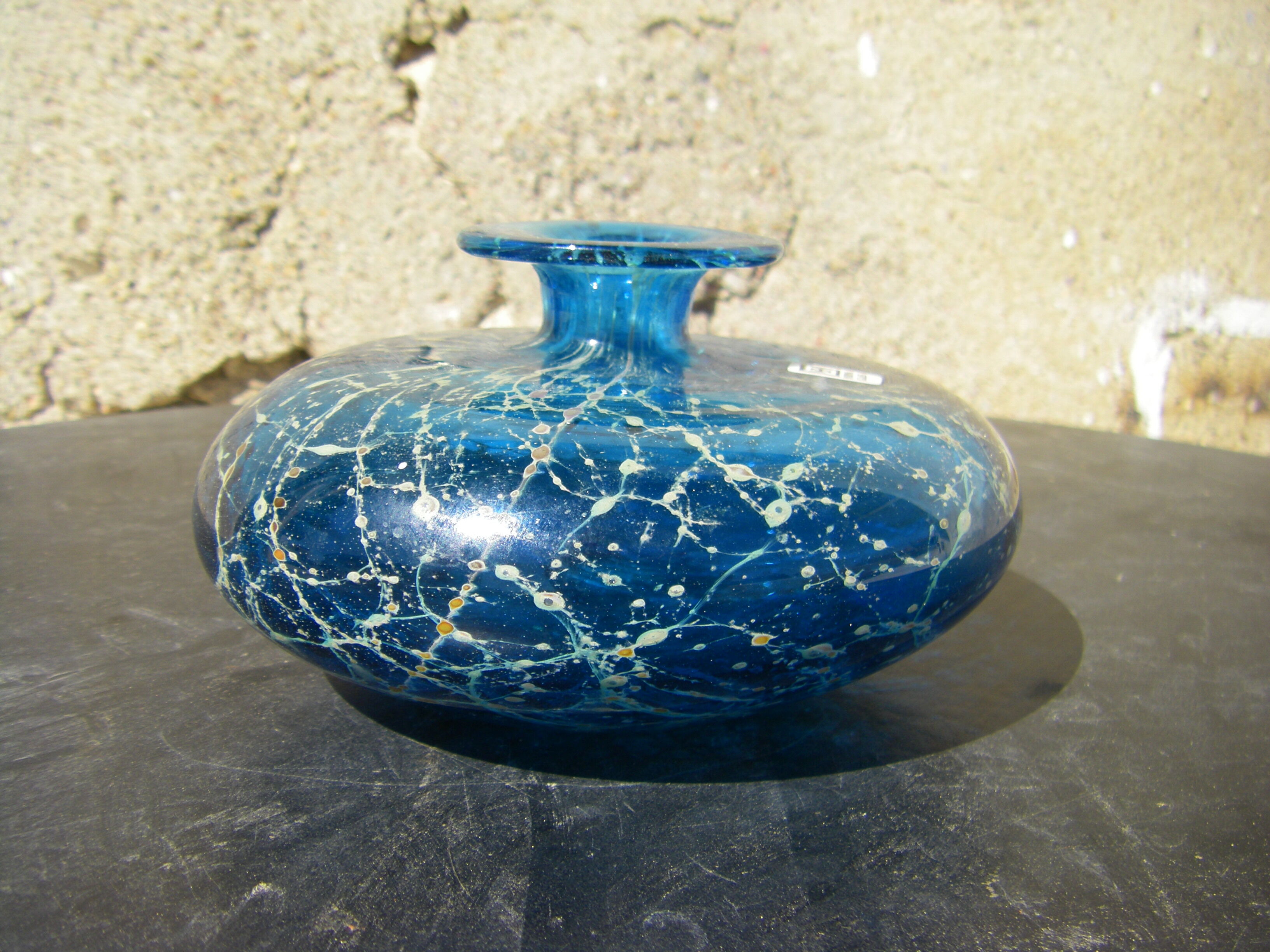 Vase en verre vintage