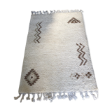 Vintage beni ouarain carpet, 1970