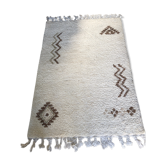Vintage beni ouarain carpet, 1970