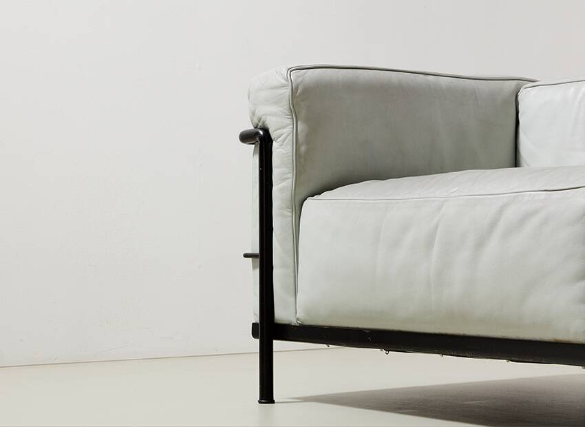 Le Corbusier Pair of LC3 Lounge Chairs for Cassina 1927/1970s