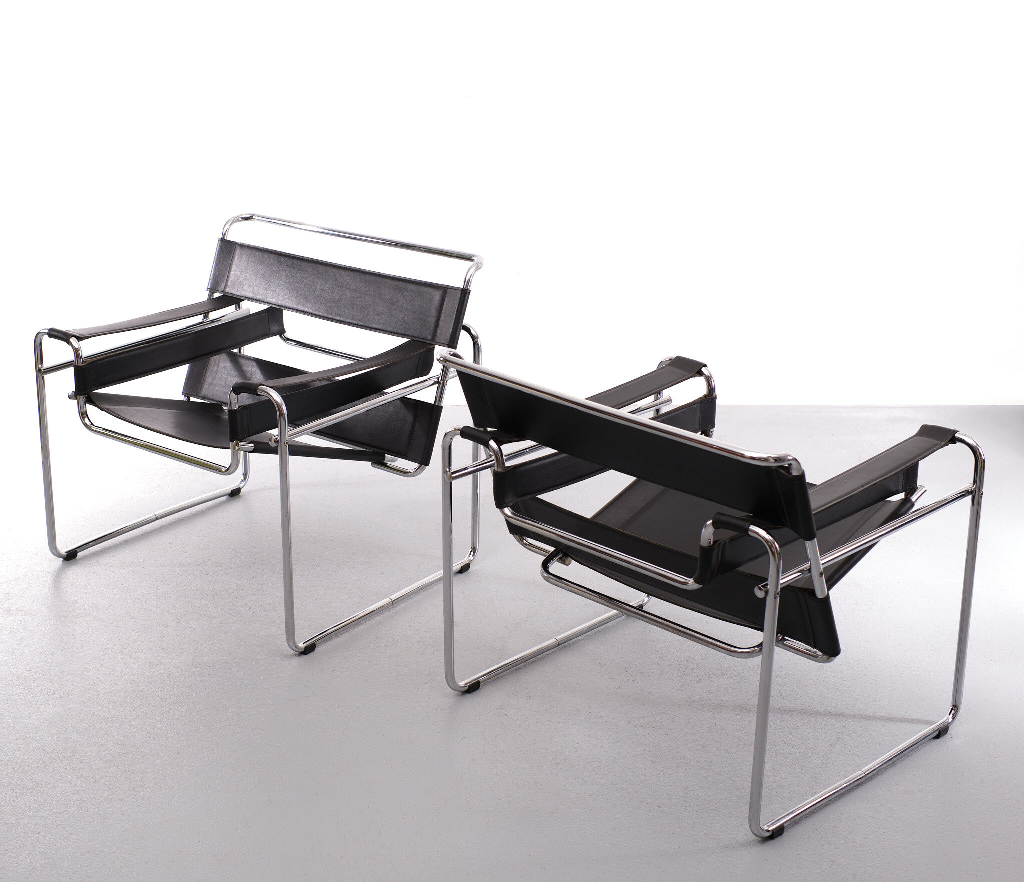 Pair of Wassily armchairs by Marcel Breuer 1970