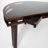 Half-circle desk, 1980s.