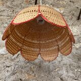 Pair of rattan suspensions c.1970