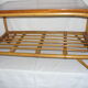 Table basse bambou rotin des années 50