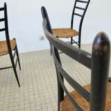 Set of 4 Chiavari Spinetto dining chairs midcentury design