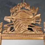 Important gilded wooden mirror, Louis XV period – 1768