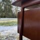 Danish teak desk Gunni Omann no. 75 from the 1960s.