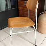 Old vintage adult school chair