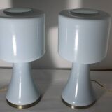 Vistosi Murano Lamp Vintage 70 Italy x2