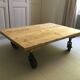 Coffee table on wheels