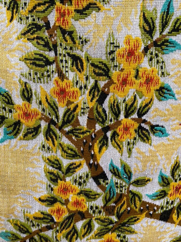 Aubusson Artisanal Tapestry signed M.Ray atelier Robert Four 1970