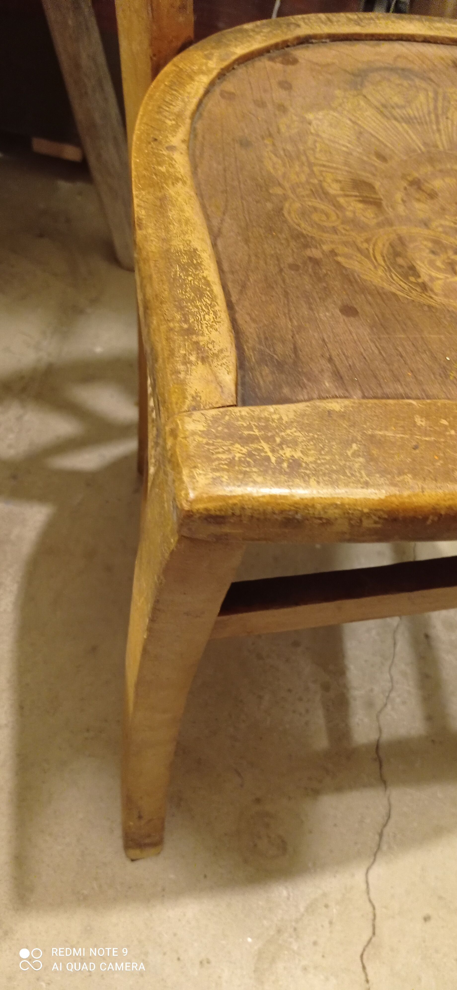 Antique bistro chair