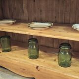 Open buffet in fir wood