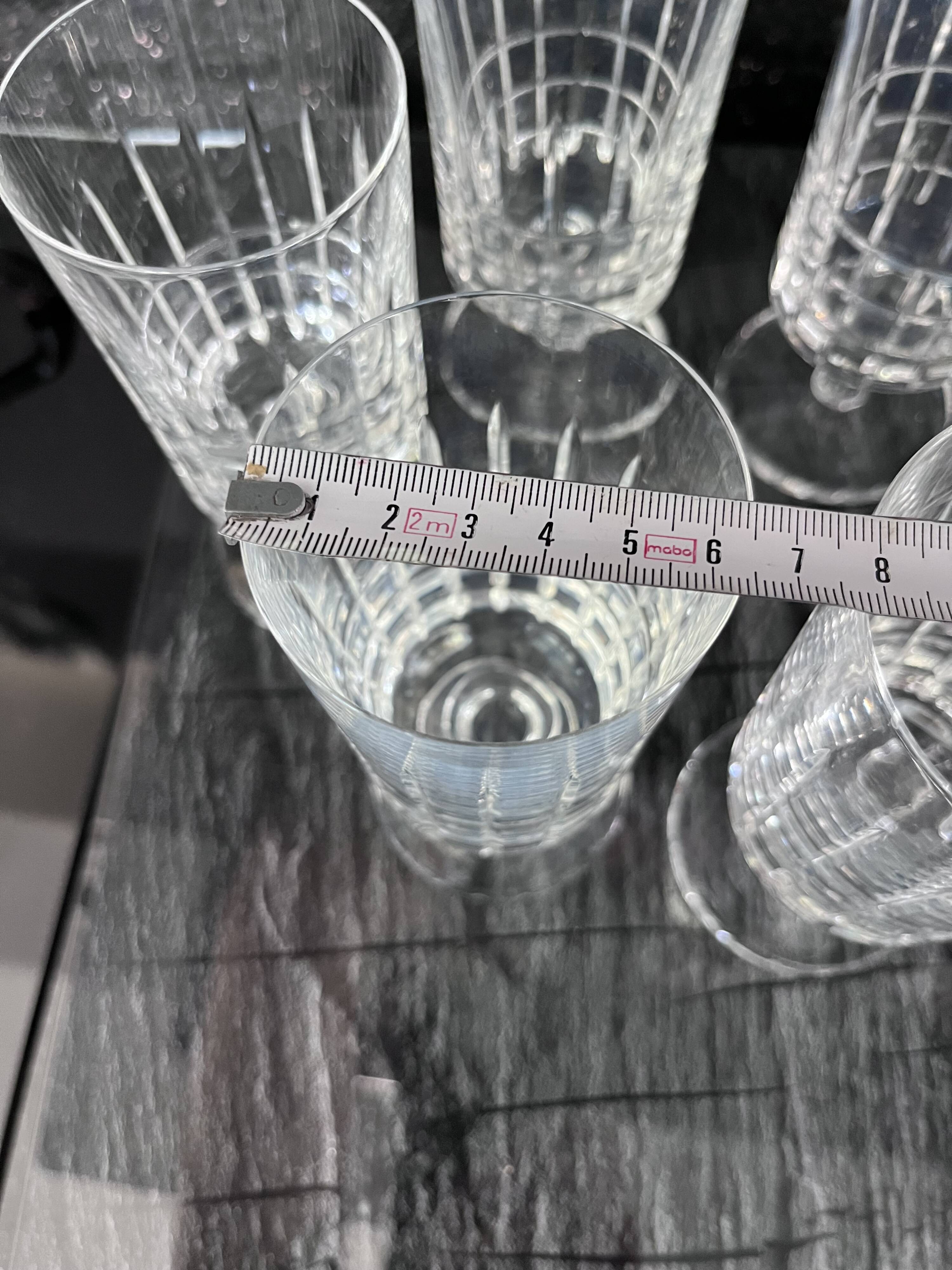 Verres en cristal