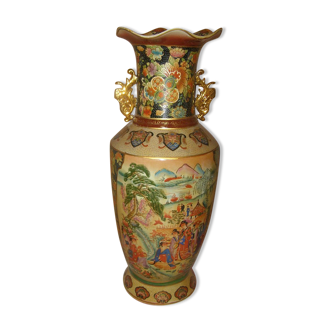 Vase chinois en faïence