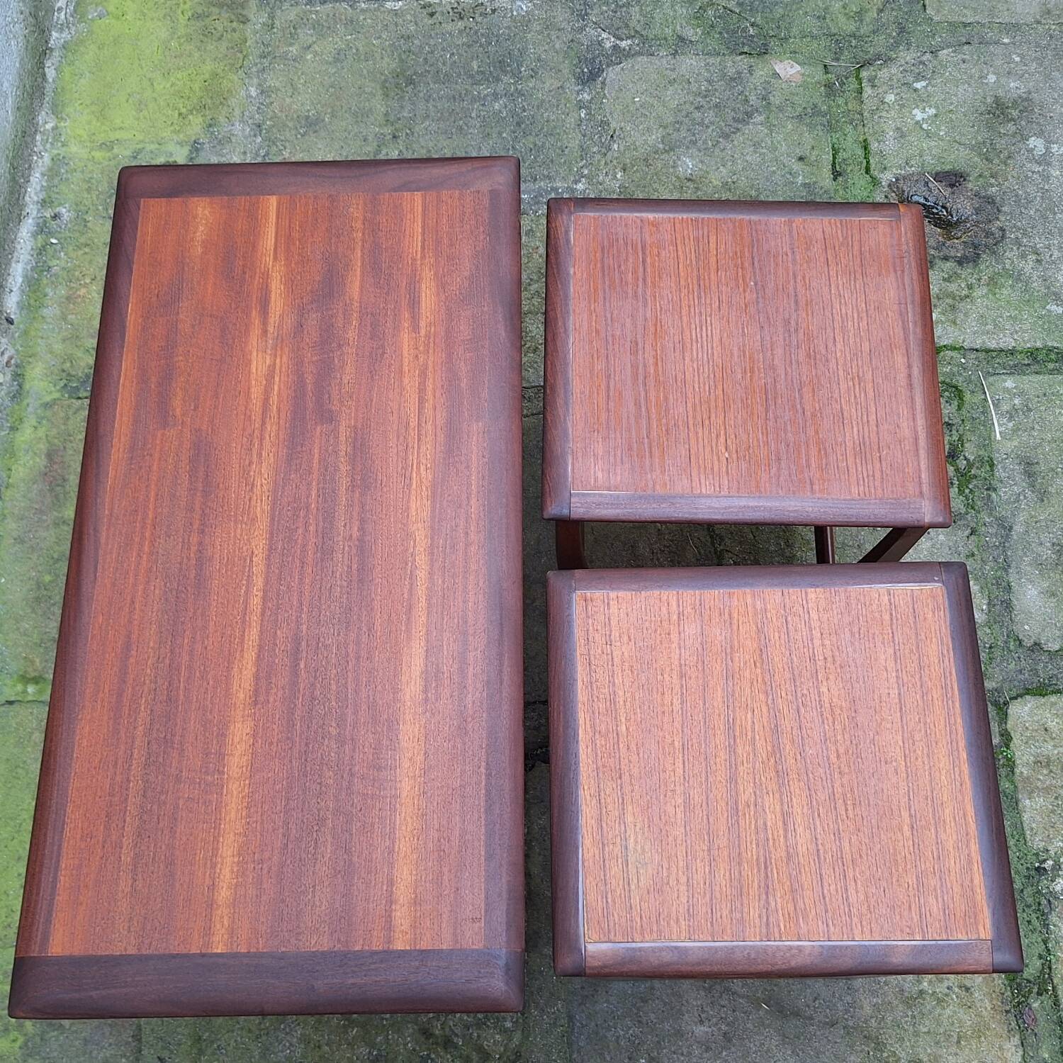 GPlan nesting tables in teak from the 1960s.