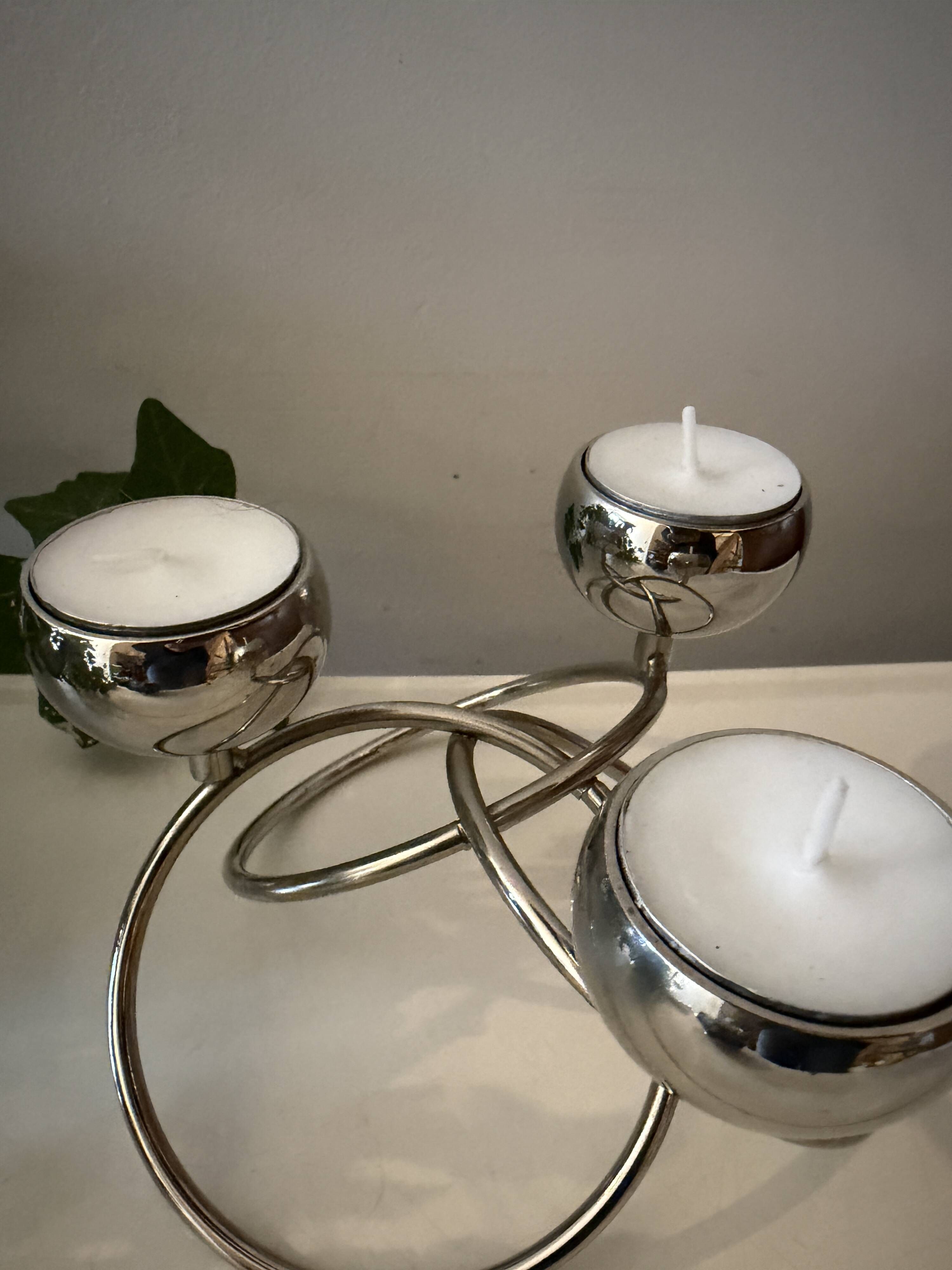 Space Age Candle Holder