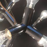 Atomic 12 HL suspension light in Espace style, mid-20th century, Austrian, by J.T. Kalmar, 1960s.