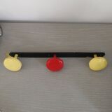 Coat rack with 3 iron balls