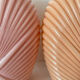 Vase drapé années 80 Anchor Hocking