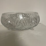 Cut crystal bowl - Vintage chic style - diameter 24