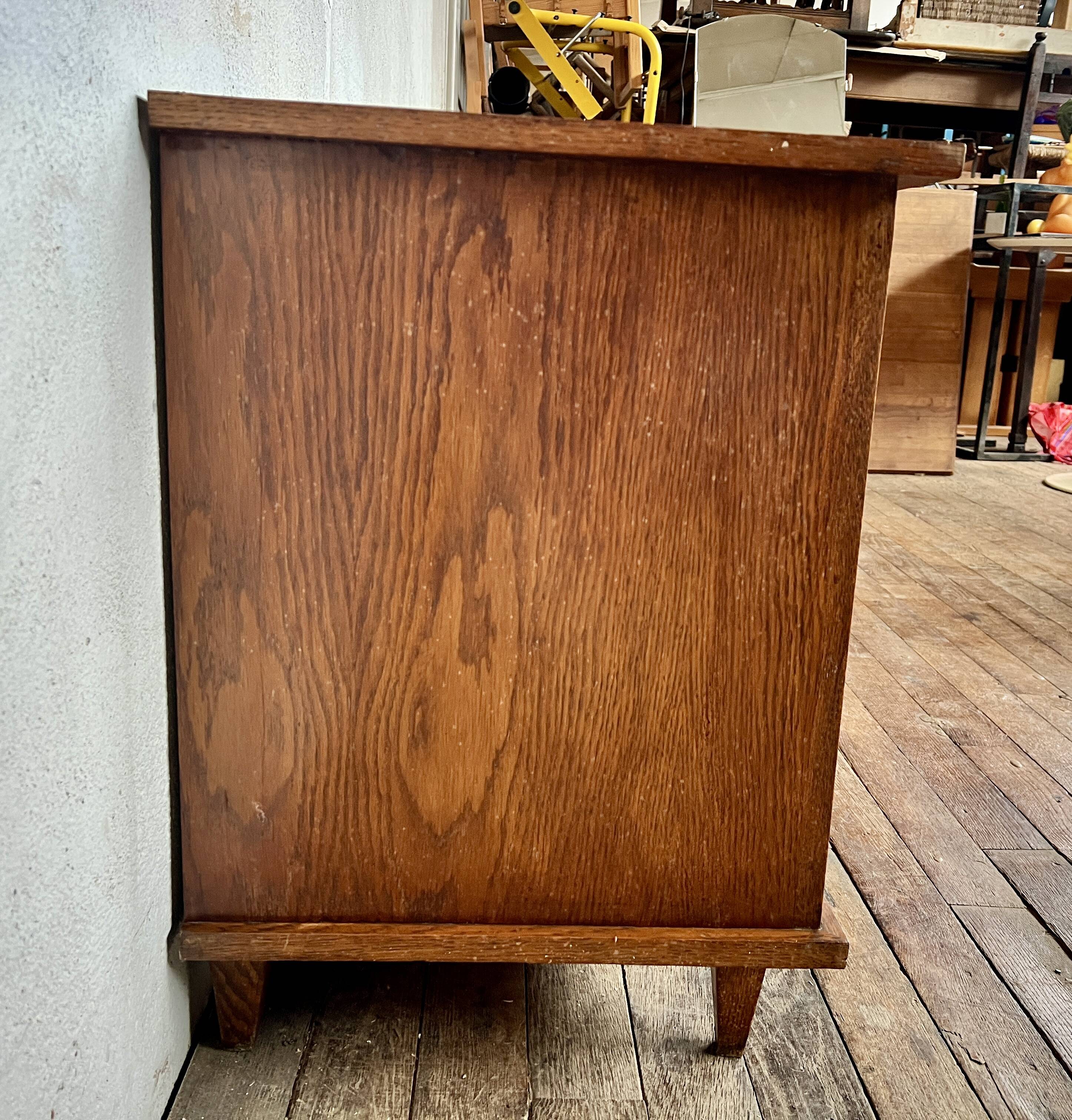Vintage oak sideboard / TV cabinet