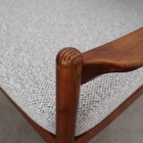 Beech armchair, Danish design, 1970s, production: Denmark