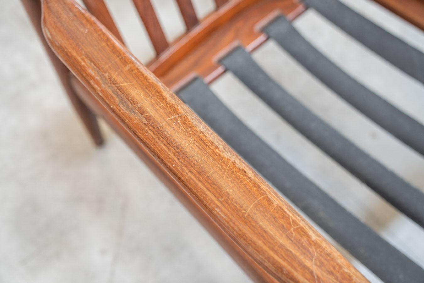 Fauteuil danois en teck par Svend Age Eriksen pour Glostrup 1960