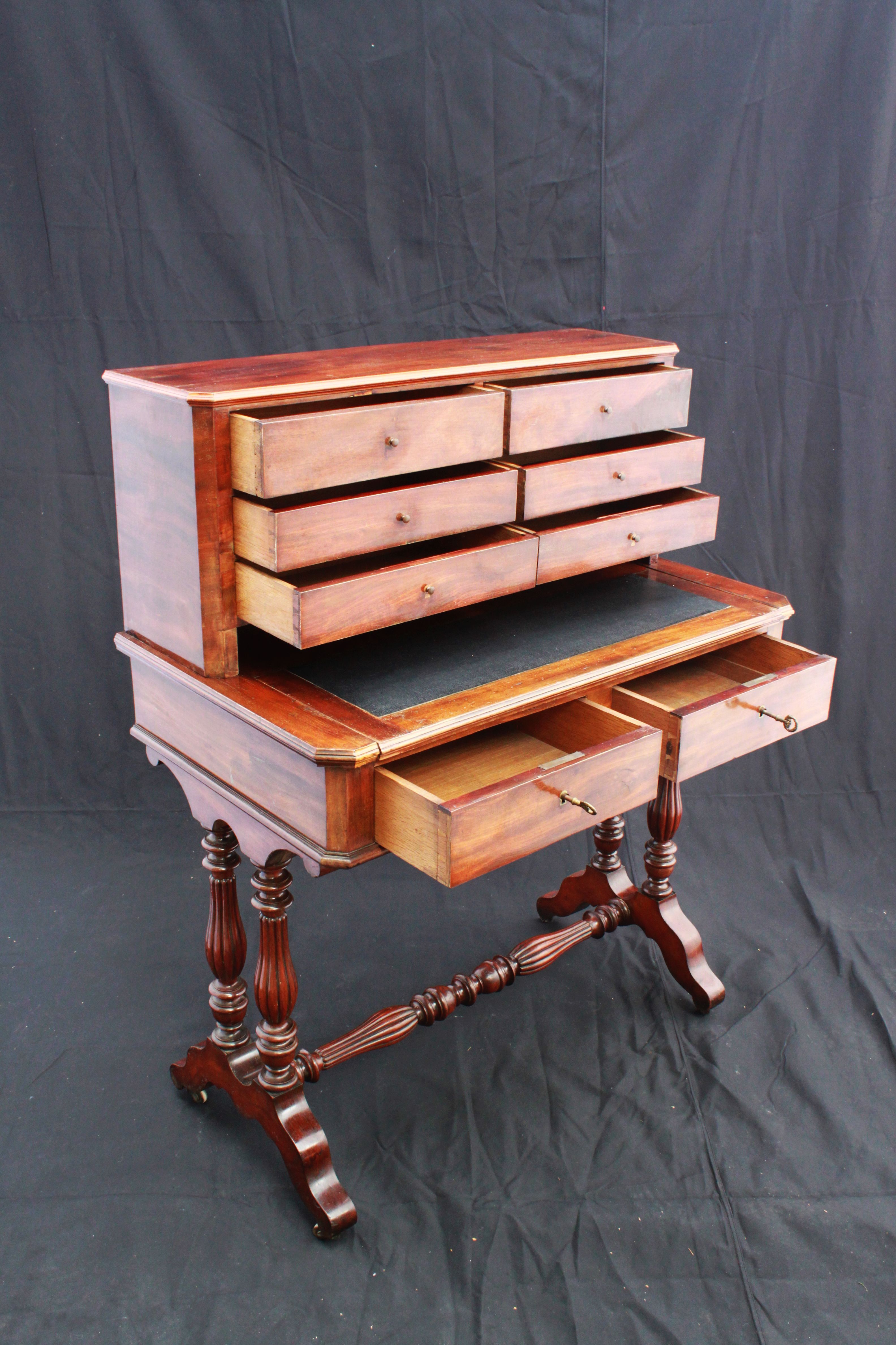 Desk with bleachers, Napoleon III style