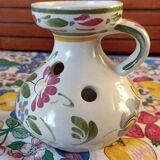 Keraluc vase in Quimper floral decor