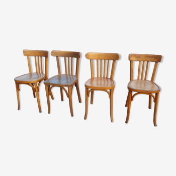 Set of 4 chairs bistro Baumann