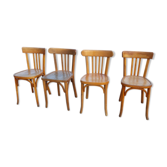 Set of 4 chairs bistro Baumann