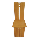 Mycene chair by Ferdinando Meccani for Meccani Arredamenti, 1978. Cherry chair. Dimensions 43.5 x 44