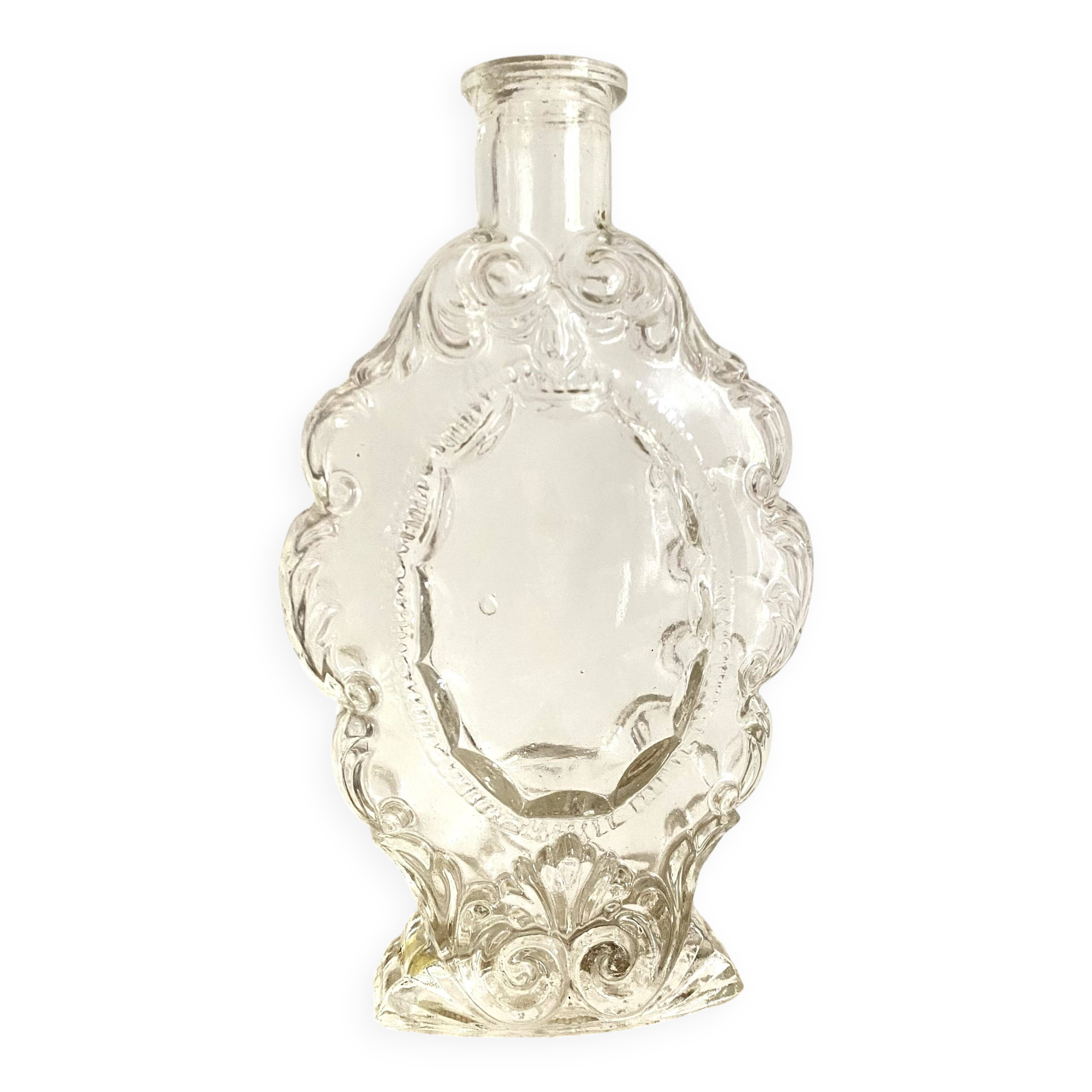Antique molded glass carafe