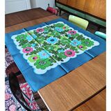 Nappe vintage à décor floral