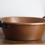 Hammered copper basin