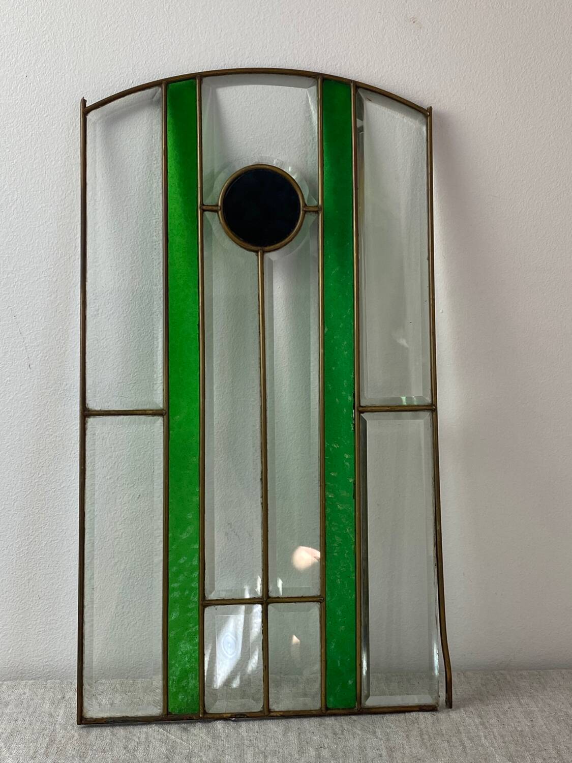 Stained glass beveled and cabochon