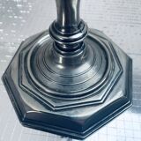 Antique silver plated Grenadier candle holder made in England