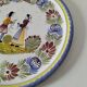 Large plate HB Henriot Quimper decor Tradition 32 cm